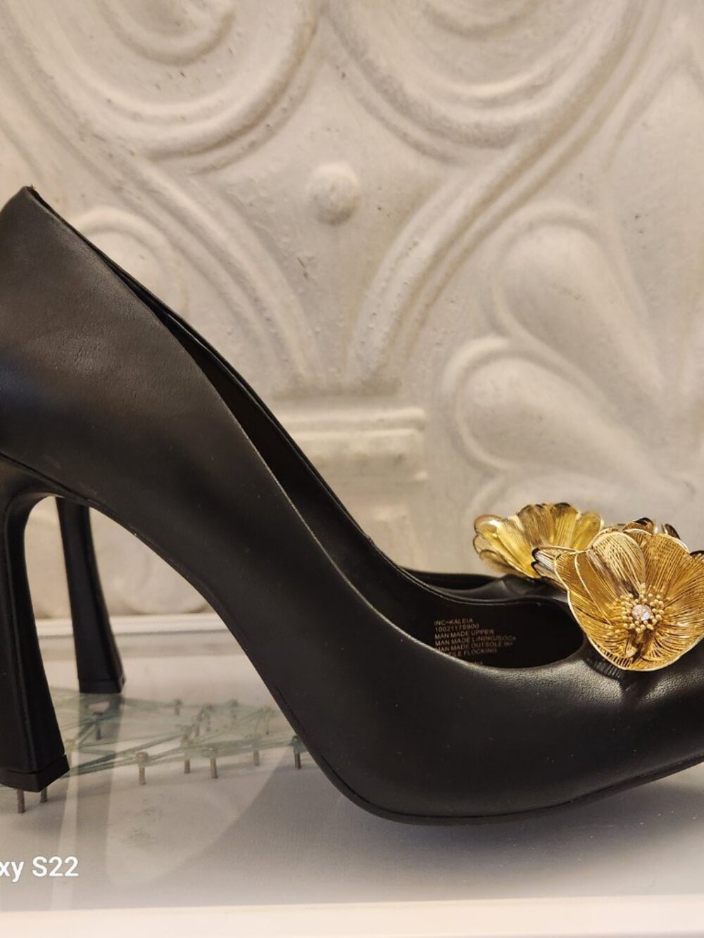 INC "Kaleiap" Black Beauty Heels. Embellished. NIB. Size 10 - Picture 4 of 11